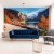 Fototapeta Beautiful Landscape Mountain Forest Lake. Amazing Autumn View Of Grundlsee Alpine Lake. Great Autumn Background For Design. Colorful Scenery In Alps. Popular Travel And Hiking Destination.