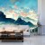 Fototapeta Fairy Land, Contemporary Art, Poetic Scenery Background, Oil Canvas Painting