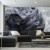 Fototapeta Outer Space Abstract Background, Black Matter. Thunderstorm Clouds In The Sky. Mystical Swirling Smoke Backdrop