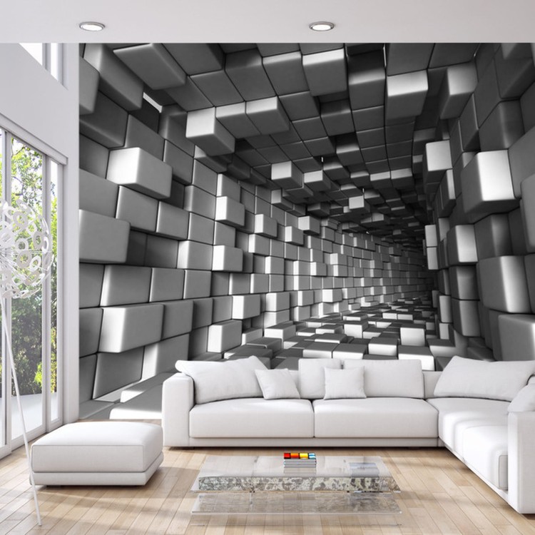 Fototapeta Abstract Architecture Tunnel With Light Background