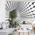 Fototapeta Abstract Geometric Background With A Tunnel Going To Perspective. 3D Render