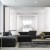 Fototapeta Loft Style Tunnel With Many Walls In Light Empty Building With B