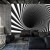 Fototapeta Abstract Background Lines Black Hole 3D