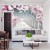 Fototapeta 3D Wallpaper Pink Jewelry Flowers