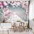 Fototapeta 3D Wallpaper Pink Jewelry Flowers