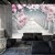 Fototapeta 3D Wallpaper Pink Jewelry Flowers
