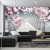 Fototapeta 3D Wallpaper Pink Jewelry Flowers