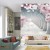 Fototapeta 3D Wallpaper Pink Jewelry Flowers