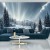 Fototapeta Beautiful Winter Landscape. Majestic White Spruces Glowing By Sunlight. Picturesque And Gorgeous Wintry Scene.