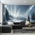 Fototapeta Beautiful Winter Landscape. Majestic White Spruces Glowing By Sunlight. Picturesque And Gorgeous Wintry Scene.