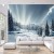 Fototapeta Beautiful Winter Landscape. Majestic White Spruces Glowing By Sunlight. Picturesque And Gorgeous Wintry Scene.