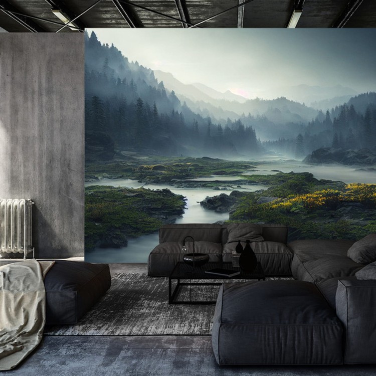 Fototapeta Breathtaking Landscape 4K Background