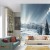 Fototapeta Beautiful Winter Landscape. Majestic White Spruces Glowing By Sunlight. Picturesque And Gorgeous Wintry Scene.