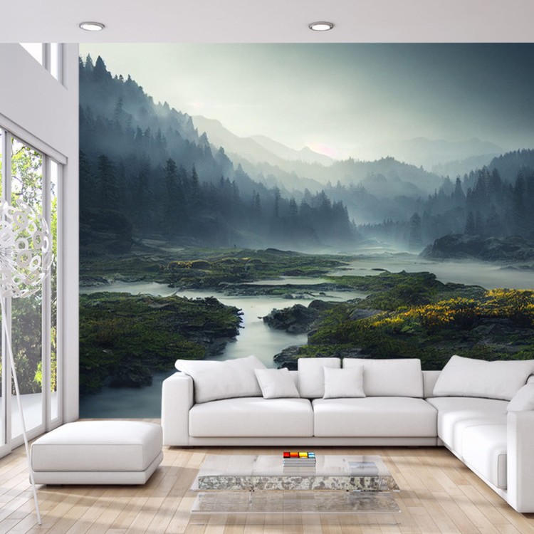 Fototapeta Breathtaking Landscape 4K Background