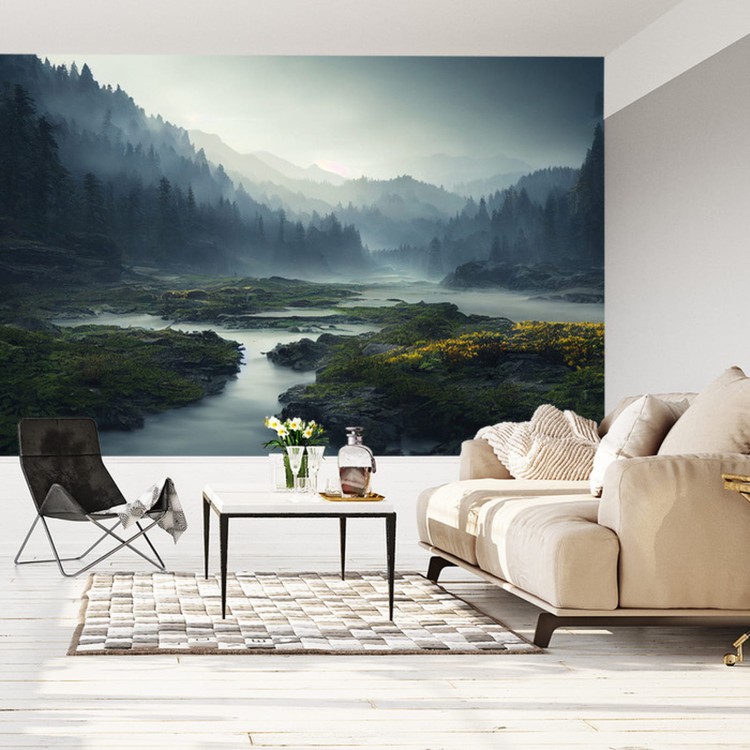 Fototapeta Breathtaking Landscape 4K Background