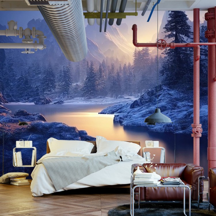 Fototapeta Breathtaking Nature Mountain Landscape, 3D