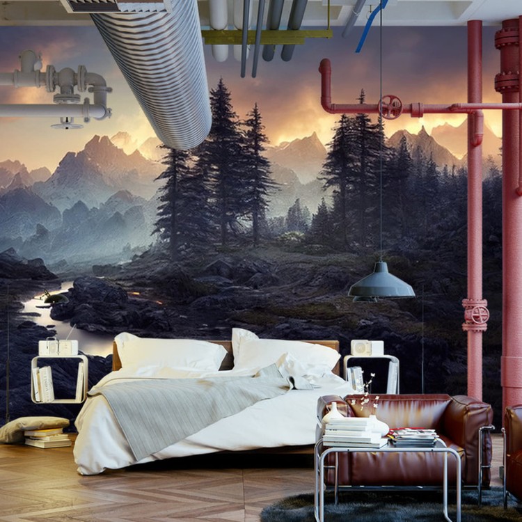 Fototapeta Breathtaking Nature Mountain Landscape, 3D