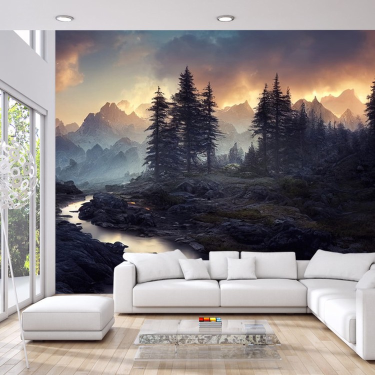 Fototapeta Breathtaking Nature Mountain Landscape, 3D