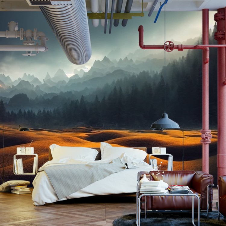 Fototapeta Breathtaking Nature Mountain Landscape, 3D