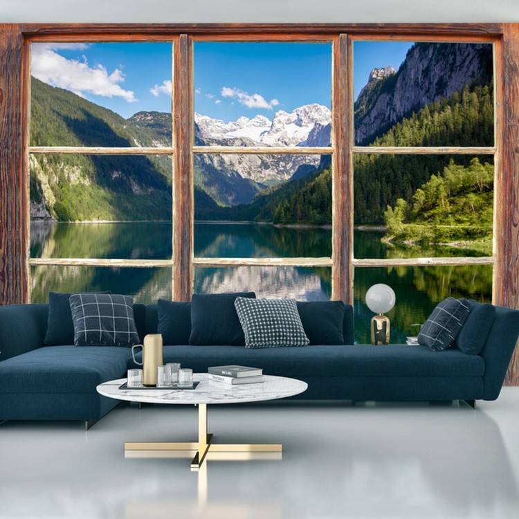 Fototapeta Fensterblick Gosausee