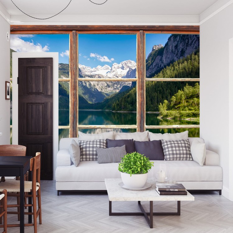 Fototapeta Fensterblick Gosausee