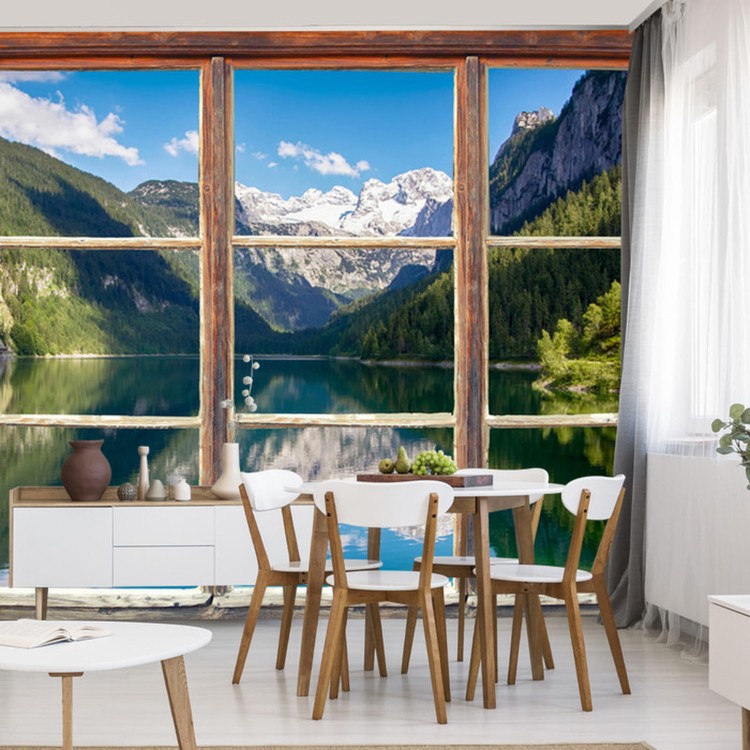 Fototapeta Fensterblick Gosausee