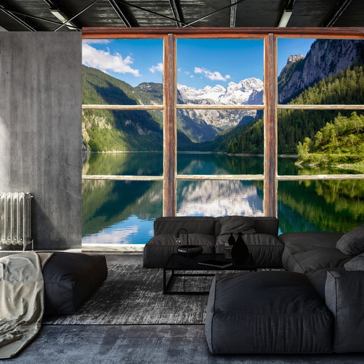 Fototapeta Fensterblick Gosausee