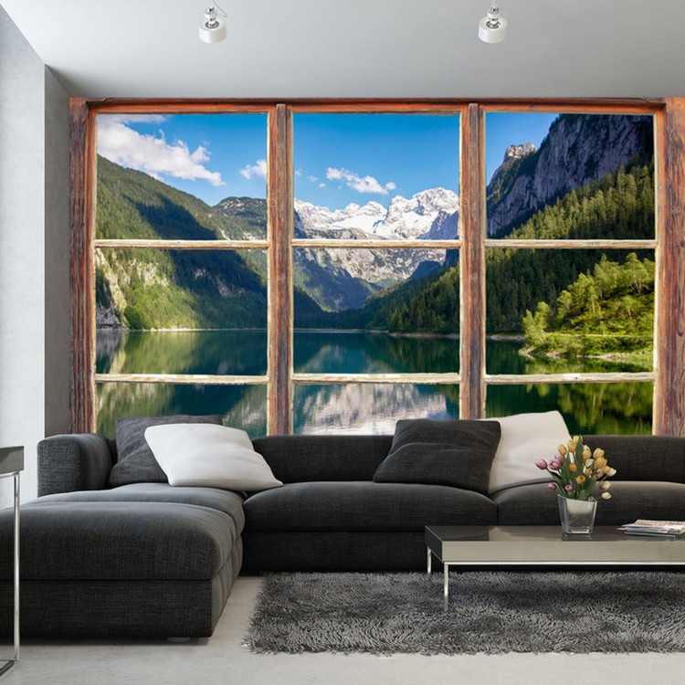 Fototapeta Fensterblick Gosausee