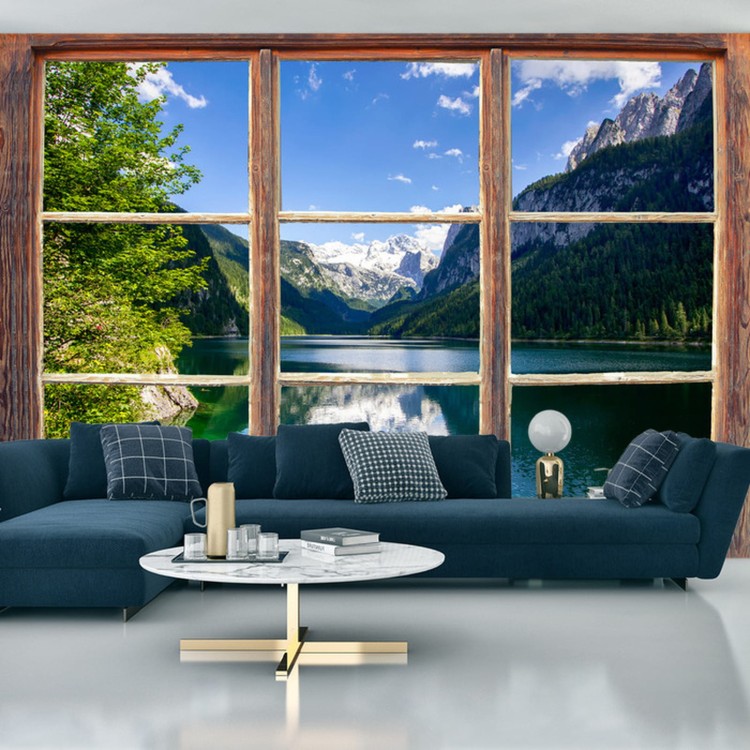 Fototapeta Fensterblick Gosausee