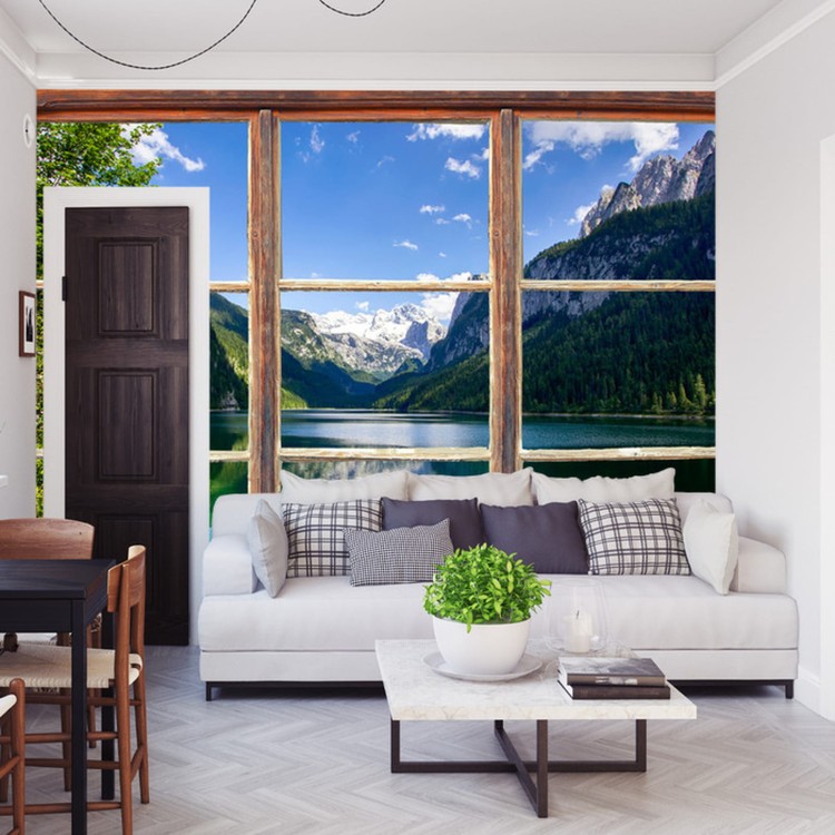 Fototapeta Fensterblick Gosausee