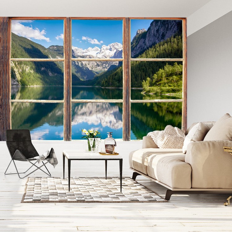 Fototapeta Fensterblick Gosausee