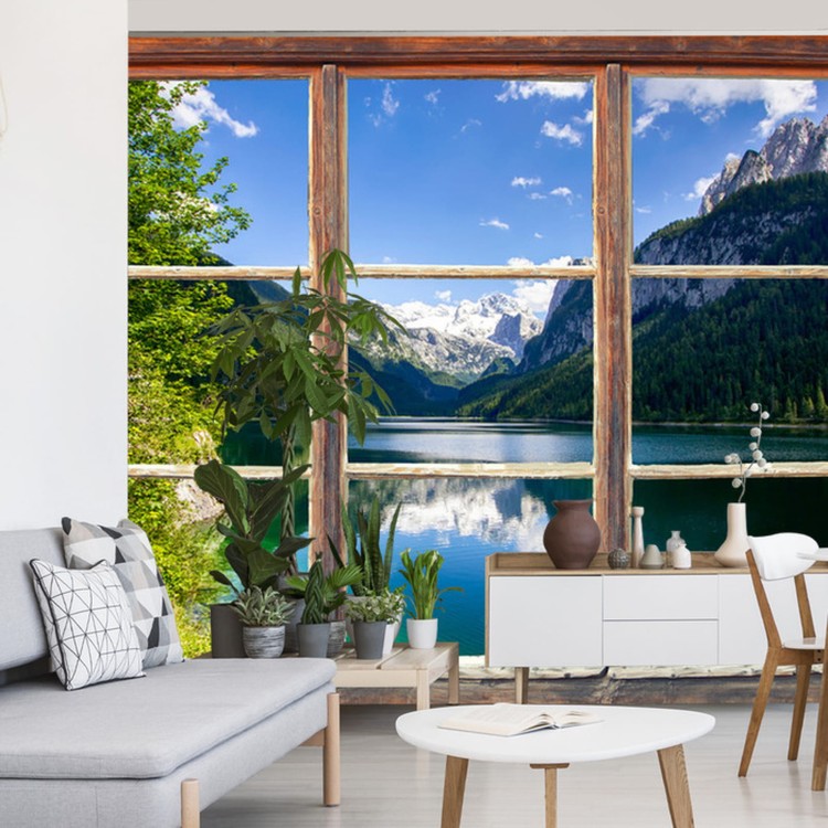 Fototapeta Fensterblick Gosausee