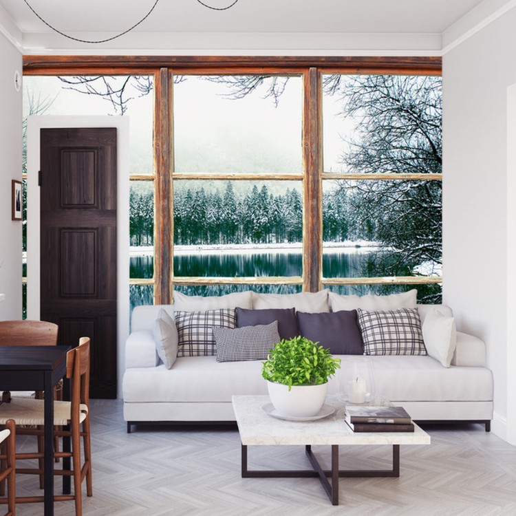 Fototapeta Fensterblick Bluntautal