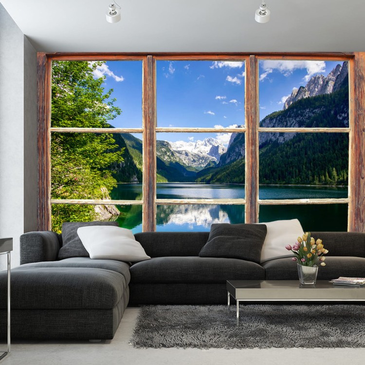 Fototapeta Fensterblick Gosausee