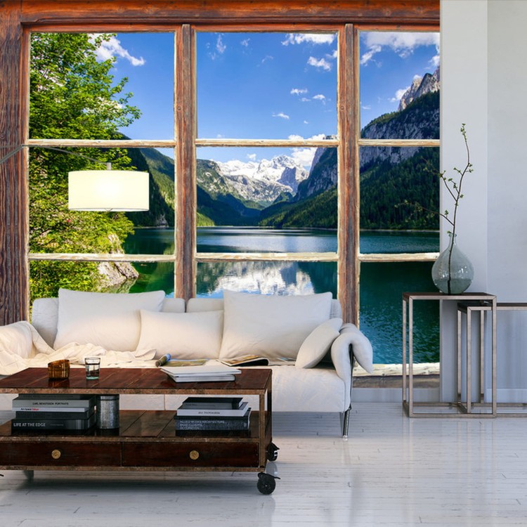Fototapeta Fensterblick Gosausee