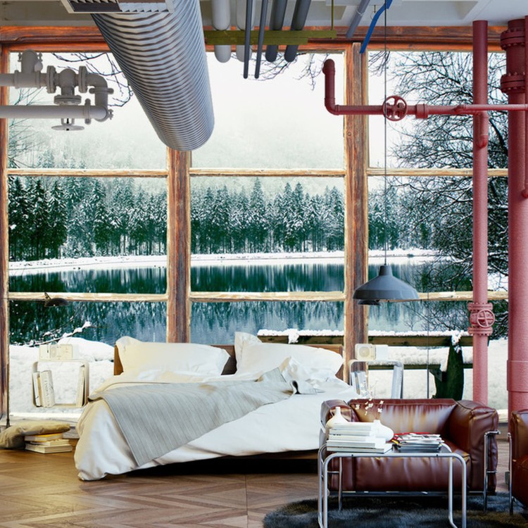 Fototapeta Fensterblick Bluntautal