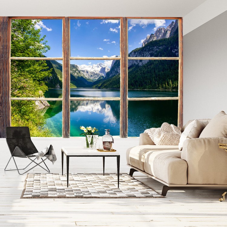 Fototapeta Fensterblick Gosausee