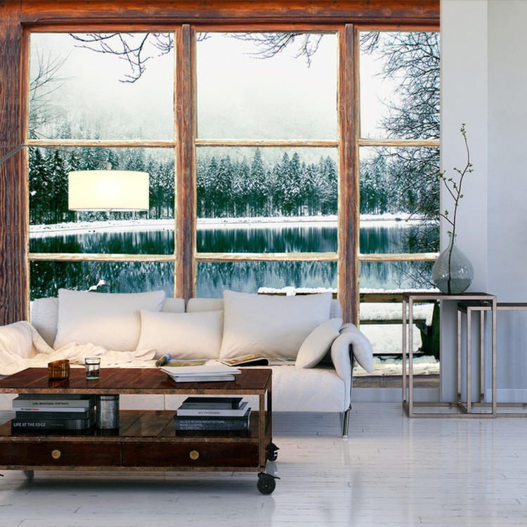 Fototapeta Fensterblick Bluntautal