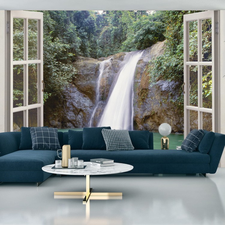 Fototapeta Waterfall Near Iligan Town, Mindanao, Philippines