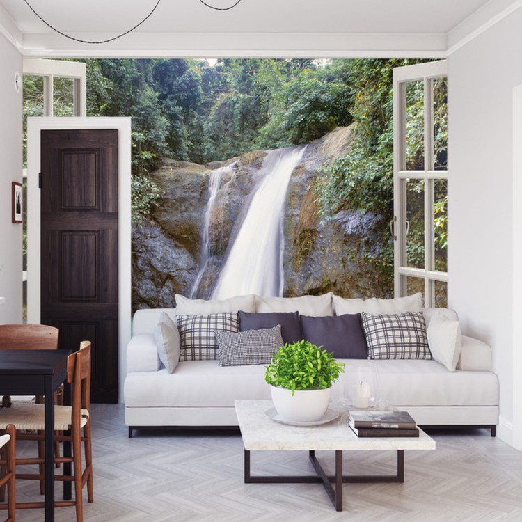 Fototapeta Waterfall Near Iligan Town, Mindanao, Philippines