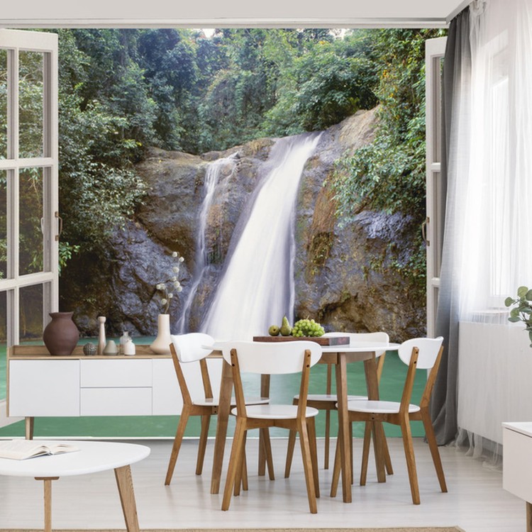 Fototapeta Waterfall Near Iligan Town, Mindanao, Philippines