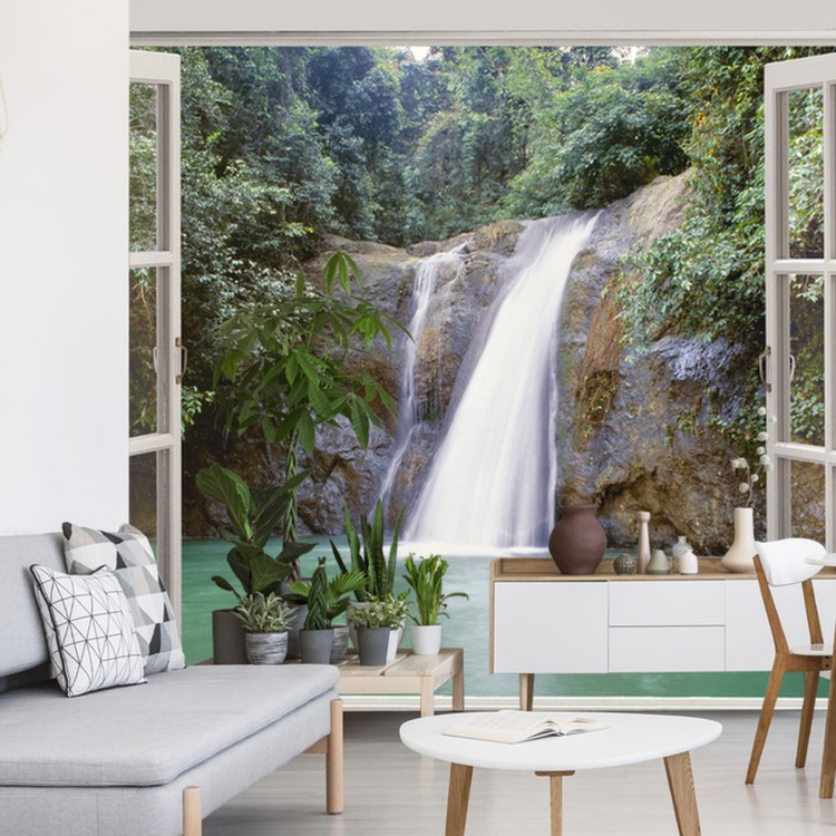 Fototapeta Waterfall Near Iligan Town, Mindanao, Philippines