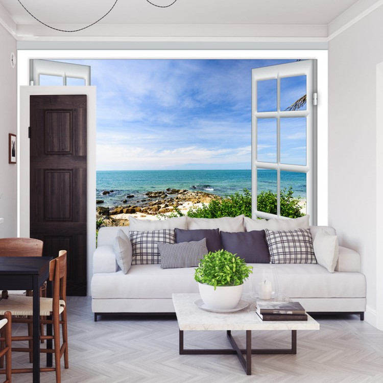 Fototapeta Sea View Open Window