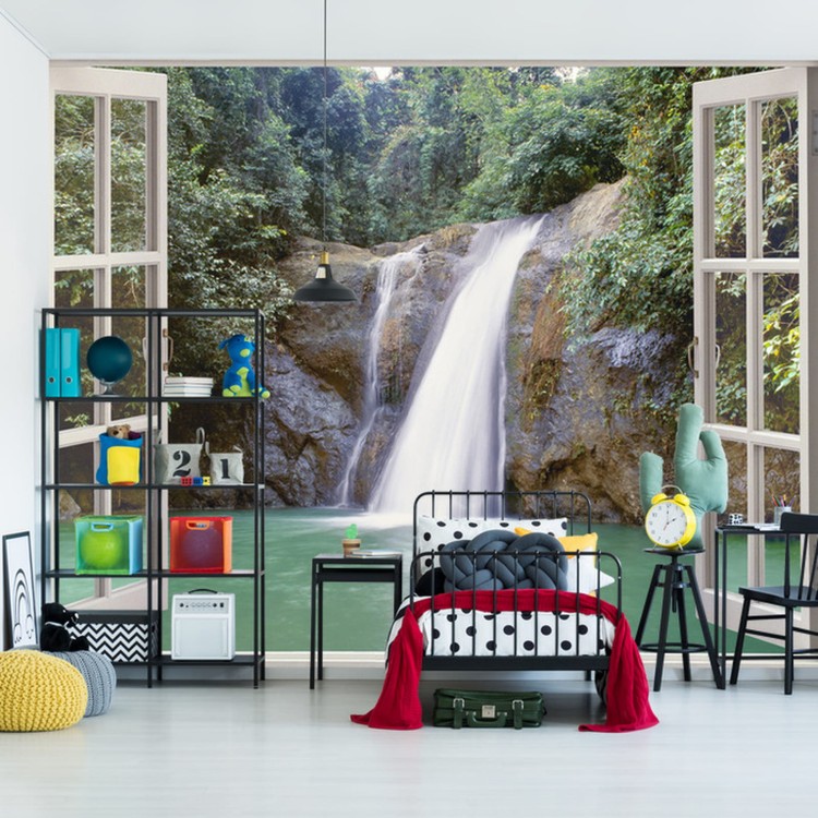 Fototapeta Waterfall Near Iligan Town, Mindanao, Philippines