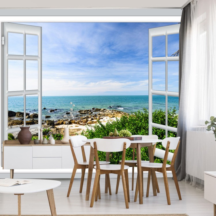 Fototapeta Sea View Open Window