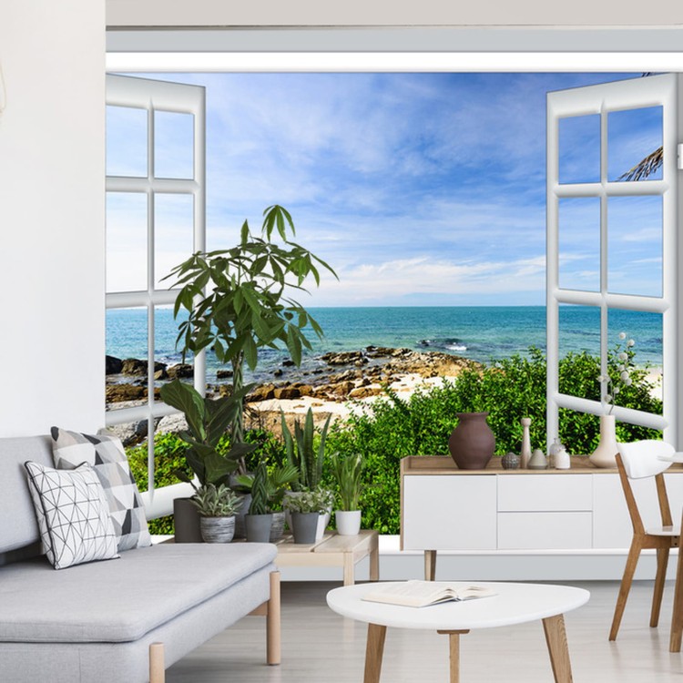 Fototapeta Sea View Open Window