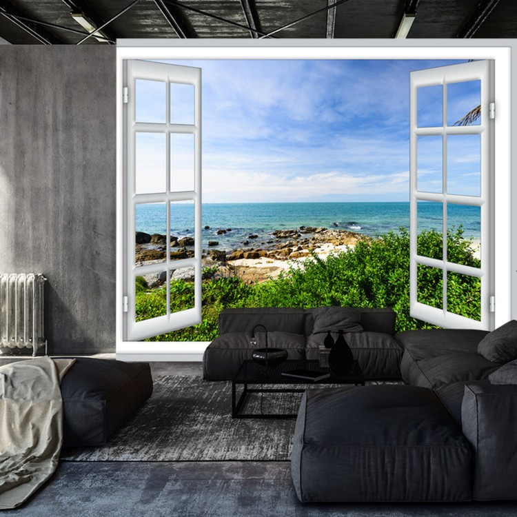 Fototapeta Sea View Open Window