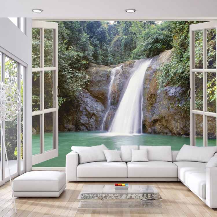 Fototapeta Waterfall Near Iligan Town, Mindanao, Philippines