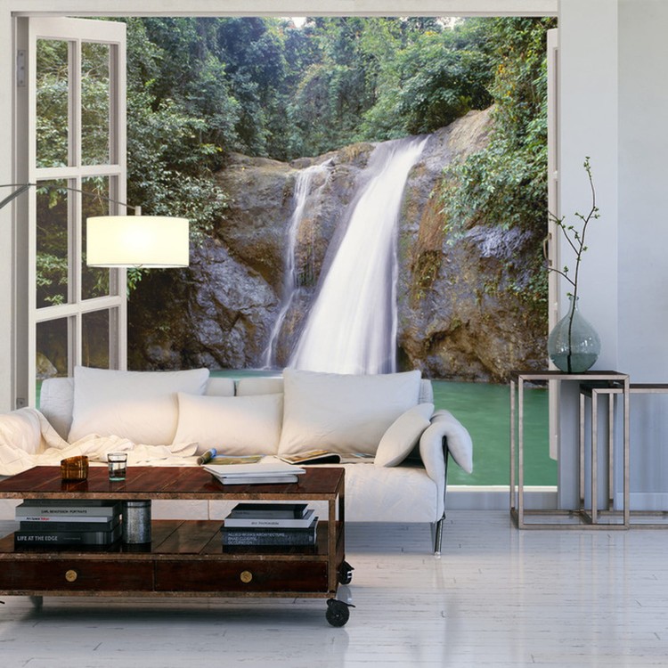 Fototapeta Waterfall Near Iligan Town, Mindanao, Philippines