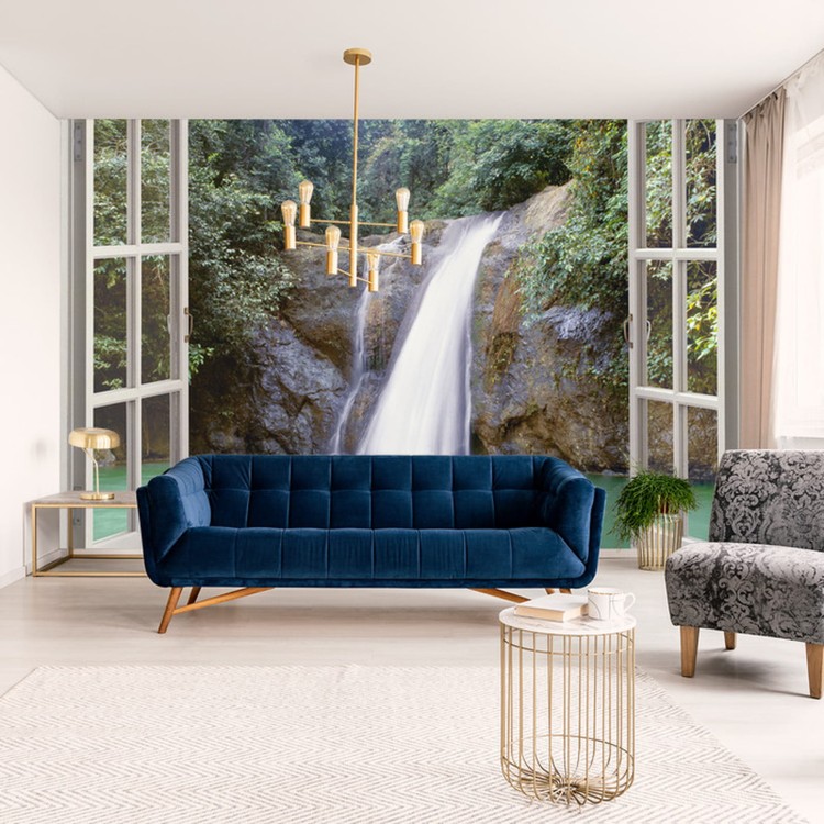 Fototapeta Waterfall Near Iligan Town, Mindanao, Philippines